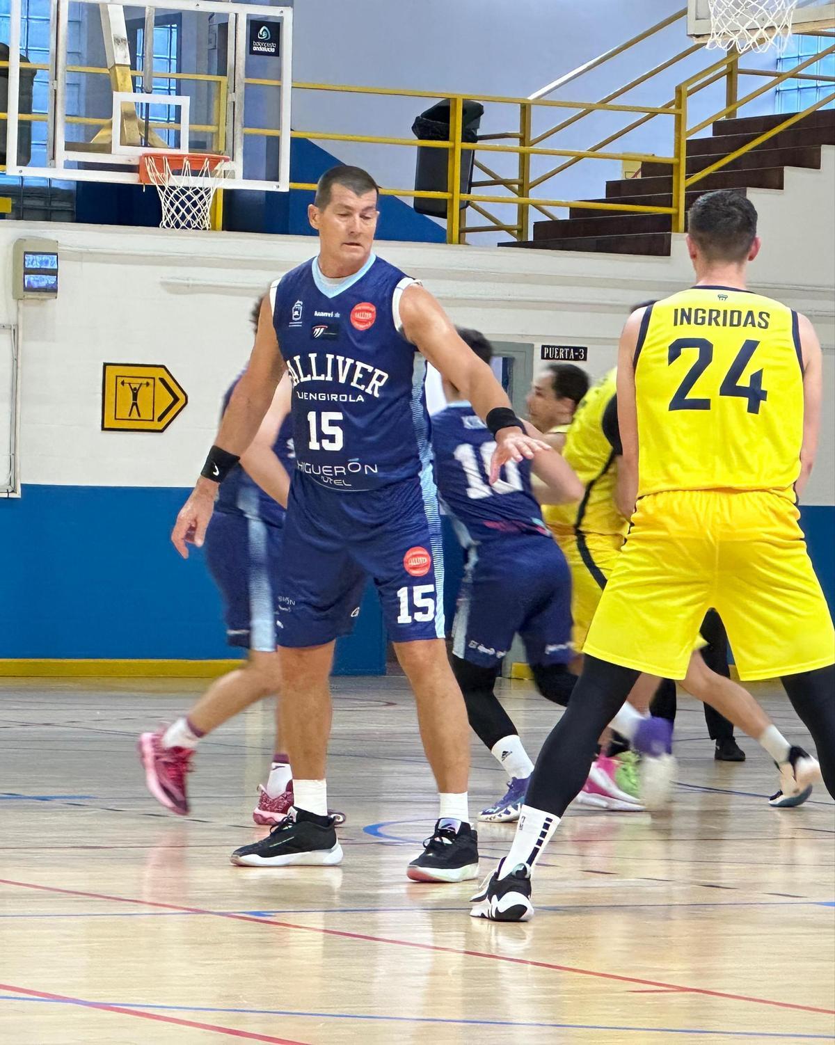 Rubén Wolkowyski, durante el partido.