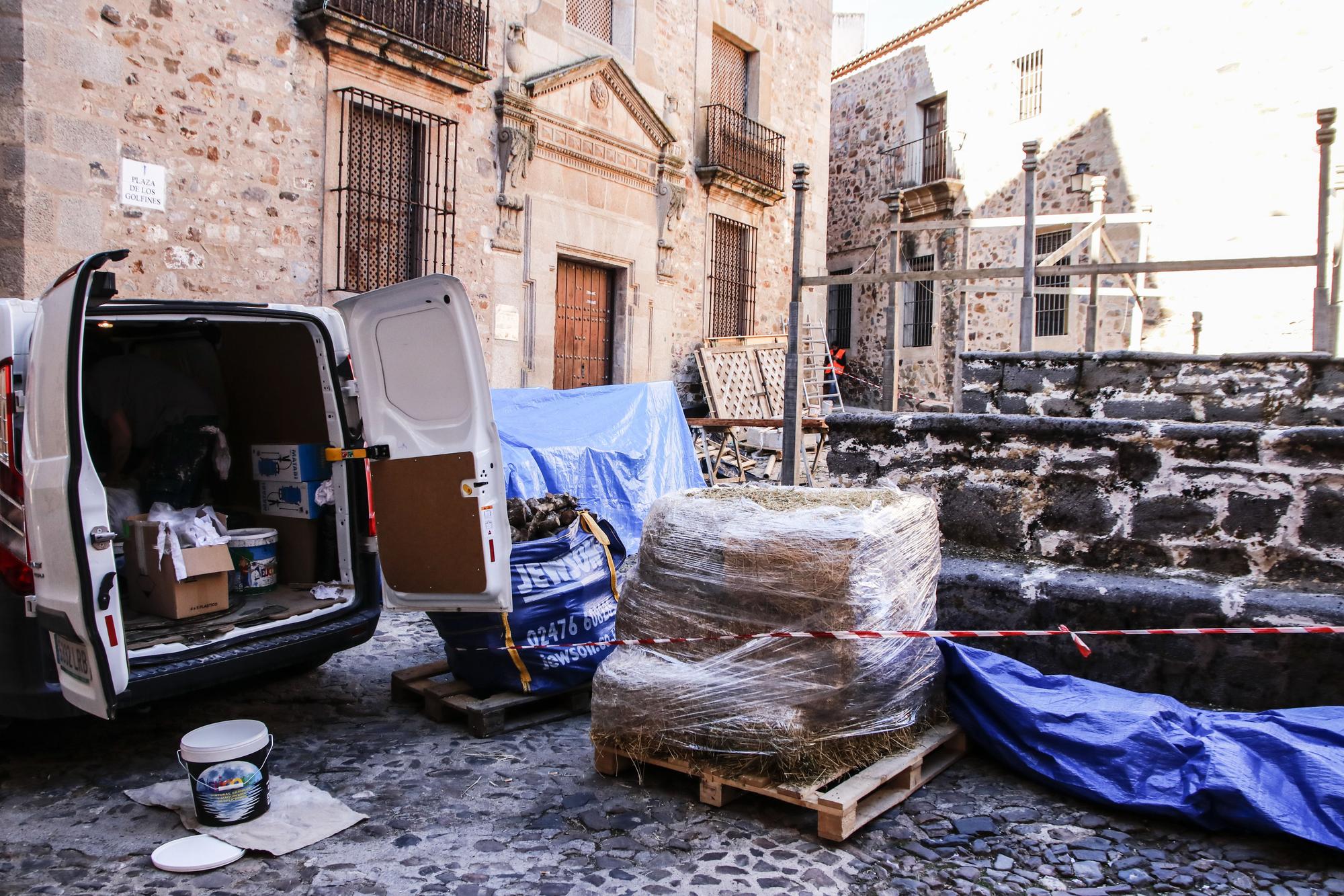 El rodaje de la precuela de 'Juego de tronos' en Cáceres, en imágenes