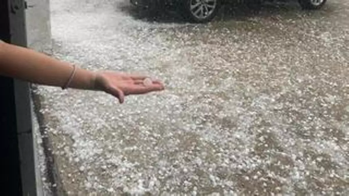 Alerta amarilla por "granizo abundante" en Castellón