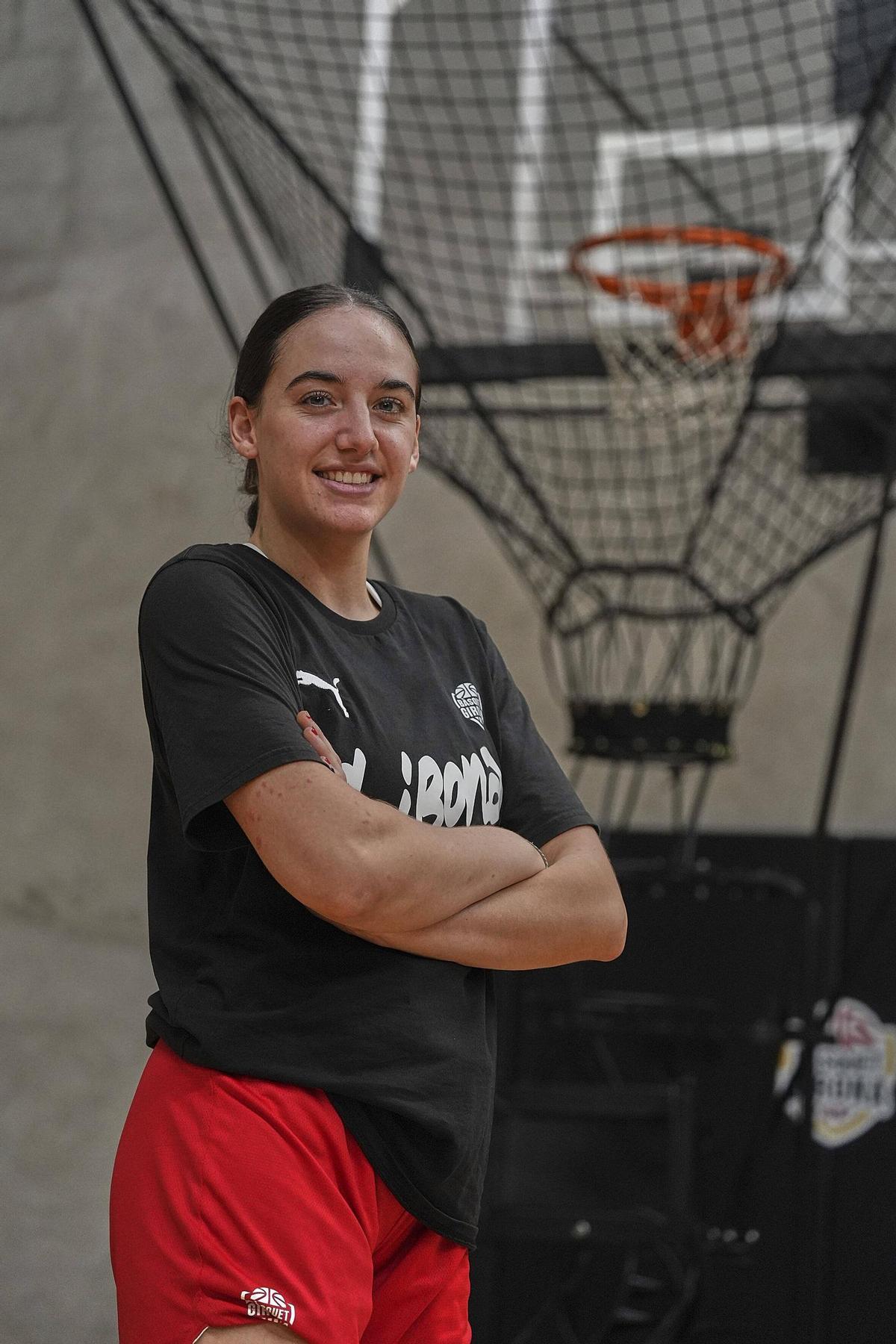 Les imatges d'Iyana Martín, durant el Media Day de l'Spar Girona