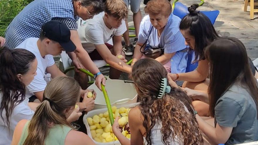 Nuez de Aliste reúne a voluntarios de ambos lados de la Raya