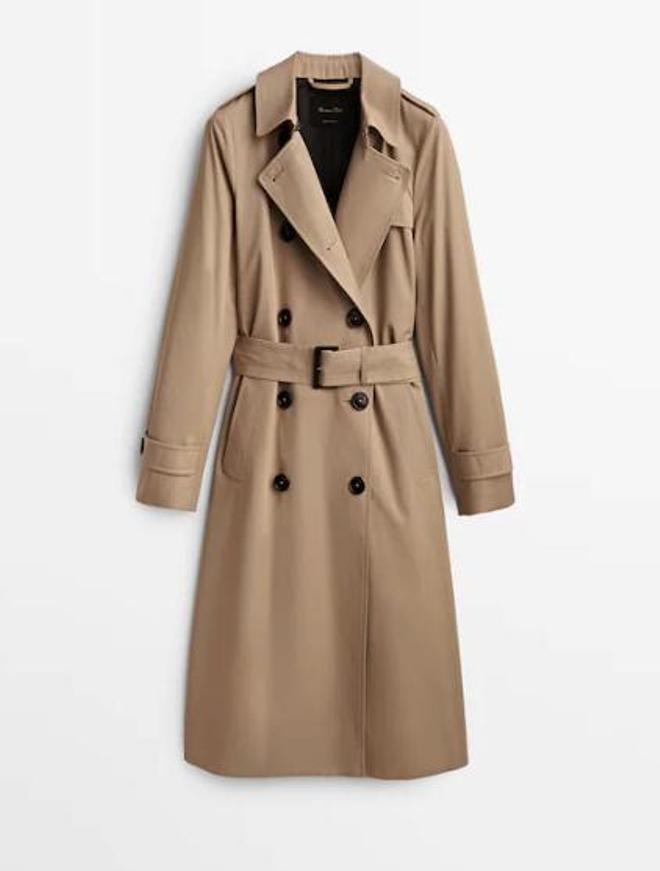 Gabardina de Massimo Dutti