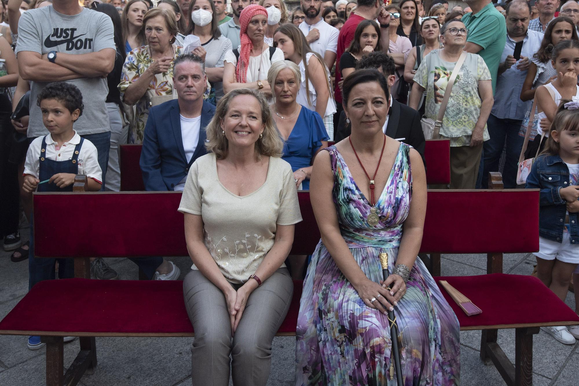 Nadia Calviño da el pregón de las fiestas de Betanzos