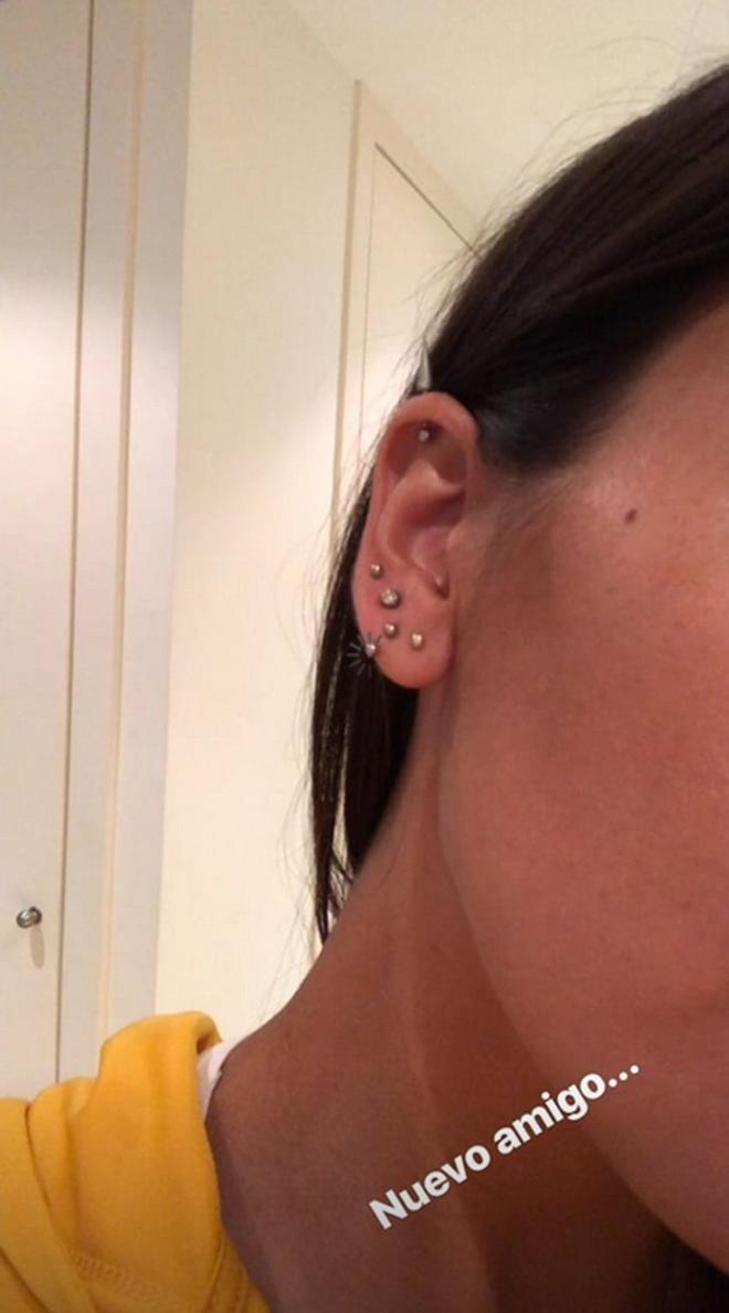 Cristina Pedroche se hace nuevo piercing en la oreja