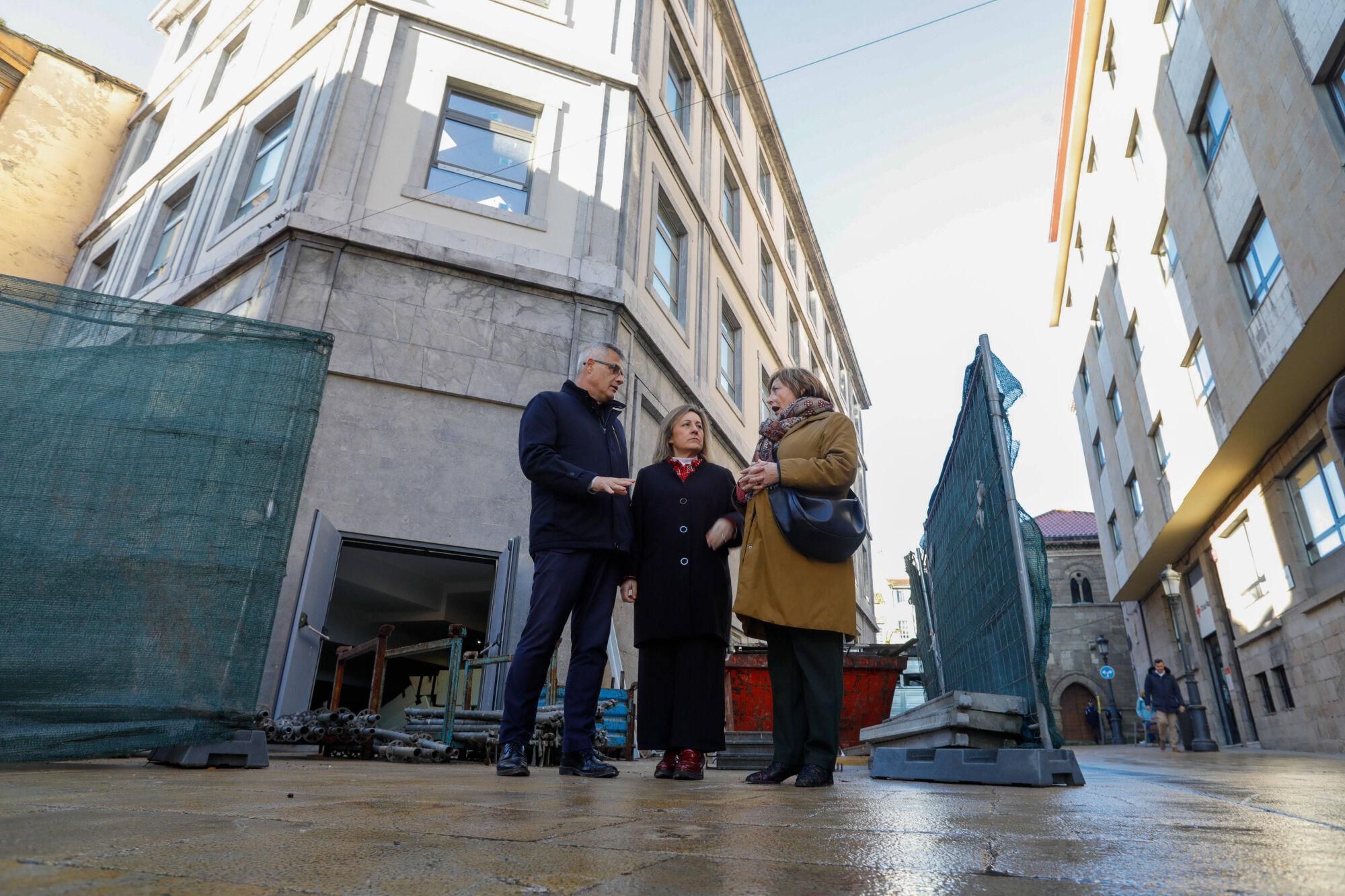 En imágenes: Así avanzan por dentro las obras en la nueva sede del Conservatorio de Avilés