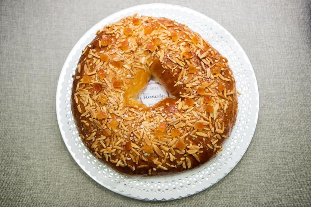 Roscón de Reyes de Panod, ganador del Campeonato de Mejor Roscón Artesano de Madrid en 2023.