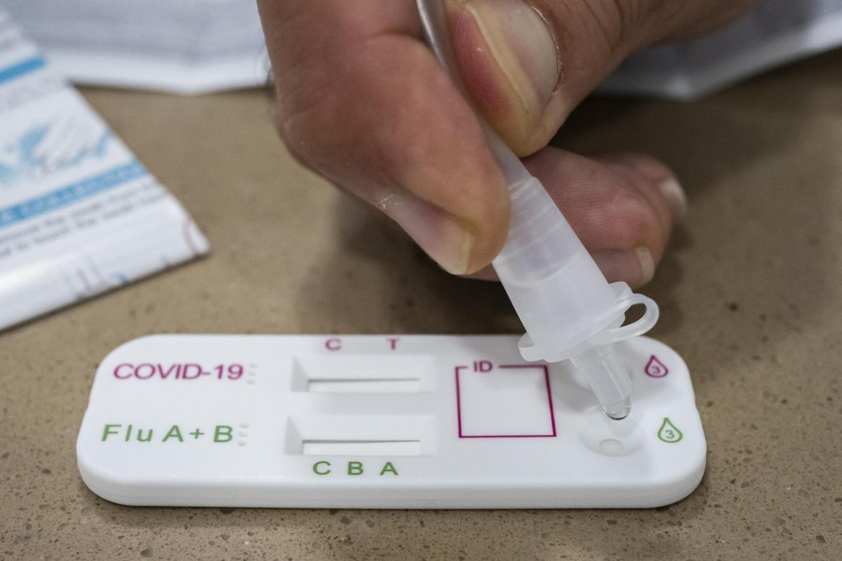 Un test diagnóstico doble para detectar al mismo tiempo infección por gripe y por coronavirus.