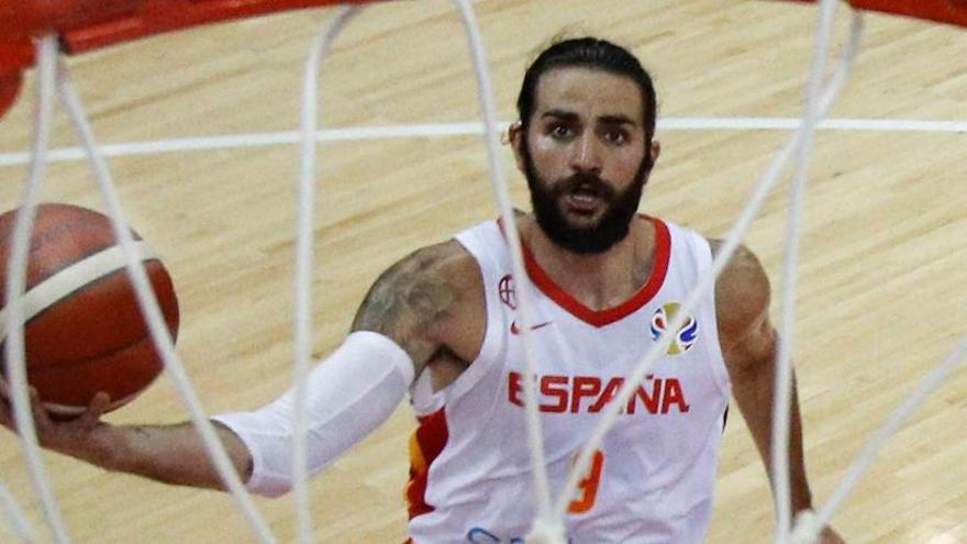 Ricky Rubio, uno de los líderes de España.