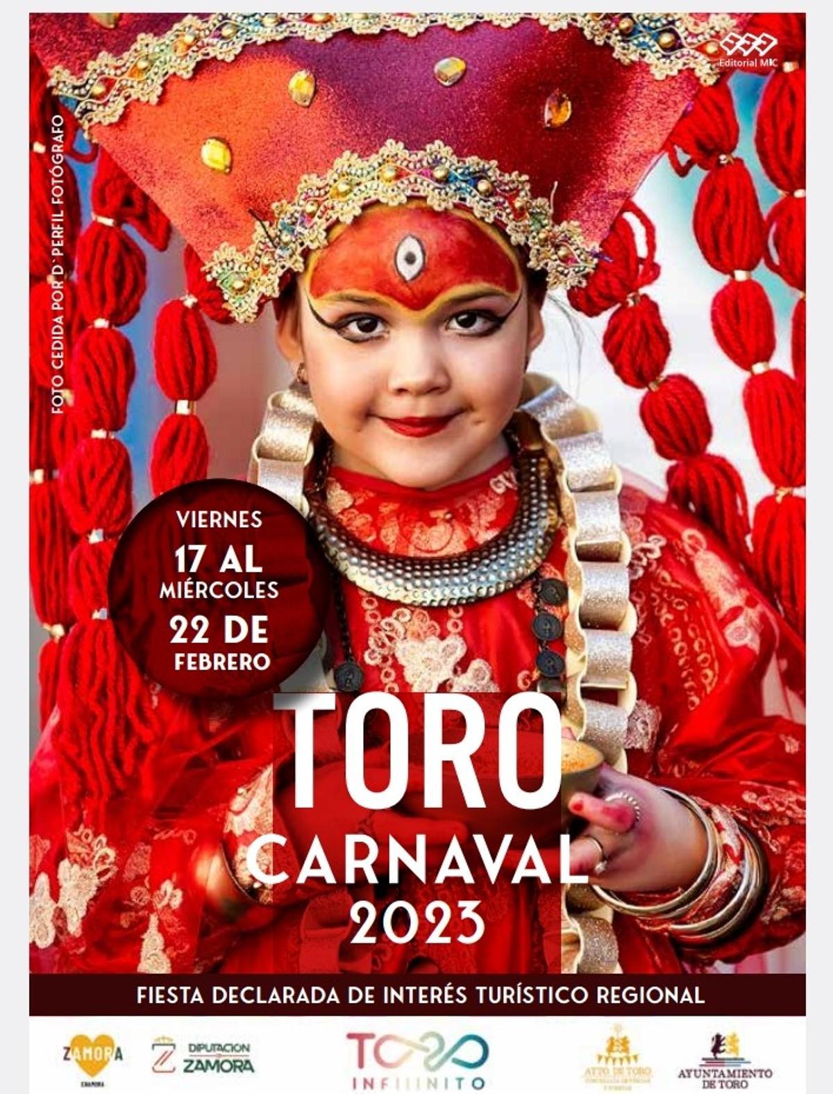 Cartel anunciador de las fiestas de carnaval de Toro