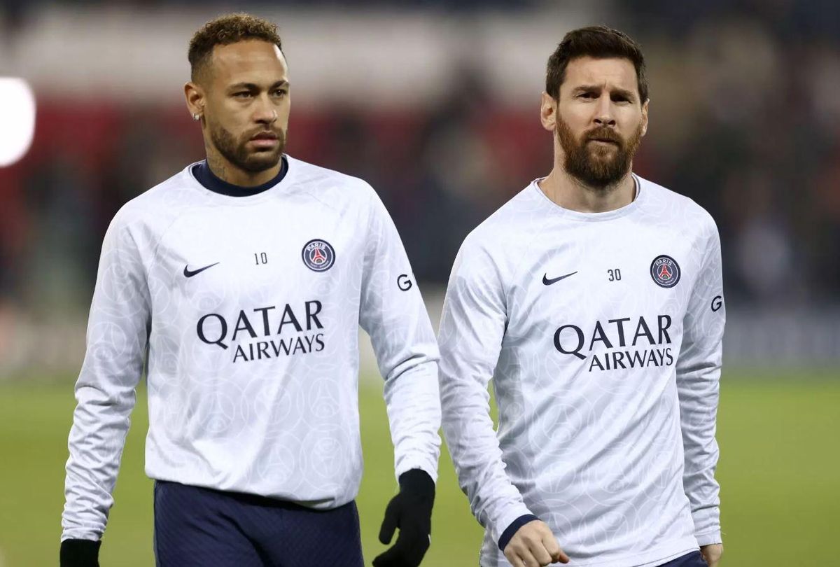 Neymar y Messi durante su nueva etapa juntos en el PSG