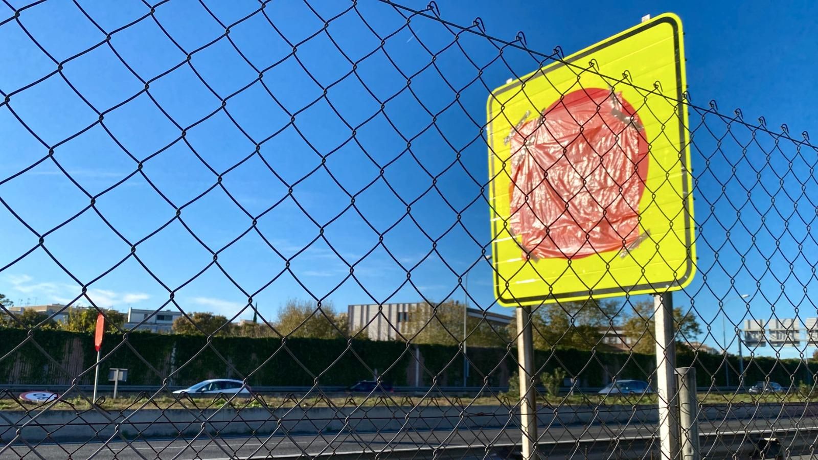 Vía de Cintura de Palma: Las fotos de las nuevas señalas con la limitación de velocidad a 100 kilómetros por hora