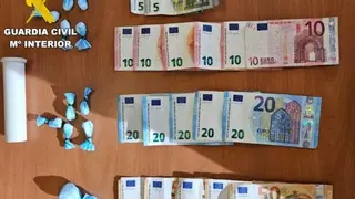 Detenido un vecino de Oleiros con once dosis de cocaína para su venta