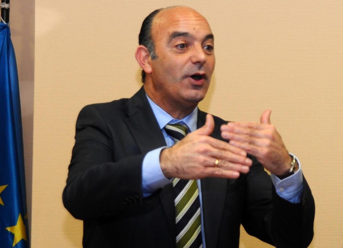 Aurelio Albero en un pleno del Ayuntamiento de Catral, en una imagen de archivo