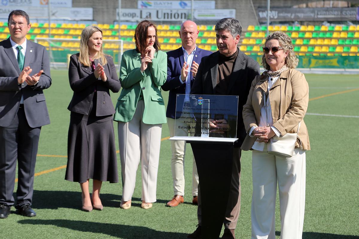 Montilla rotula el estadio municipal con el nombre de Miguel Navarro