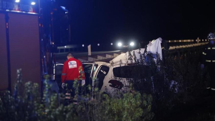 La noche del accidente en Montamarta.