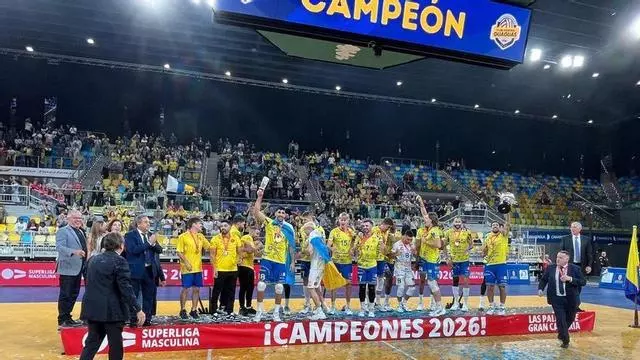 El Guaguas celebra el título de liga