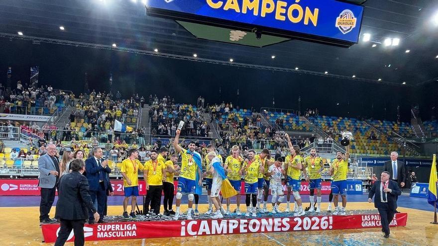 El Guaguas celebra el título de liga