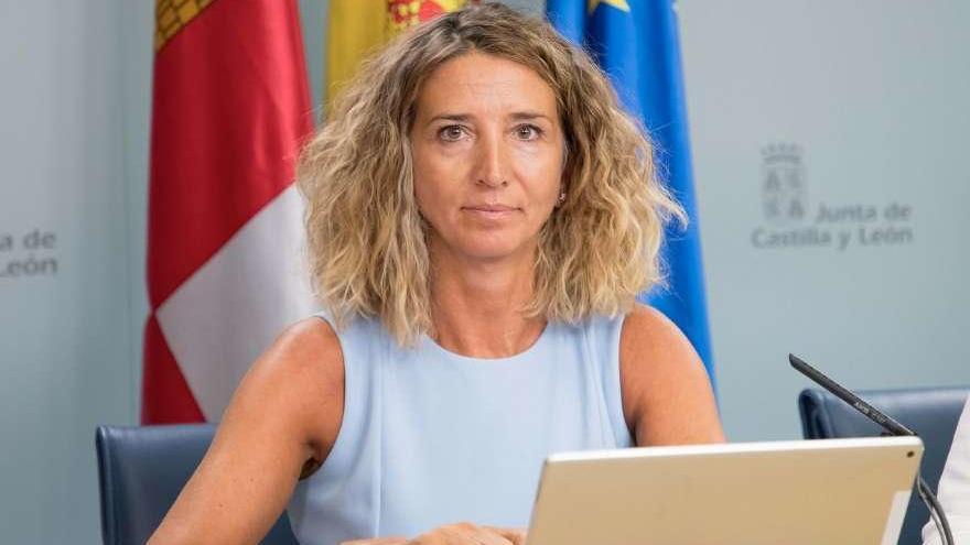 La consejera de Familia, Alicia García, comparece al término del Consejo de Gobierno.