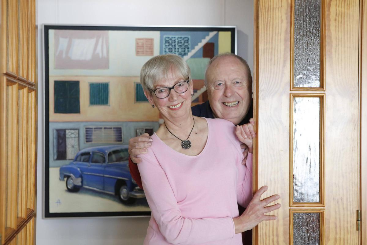 Anna Dross mit ihrem spanischen Mann Vicente.