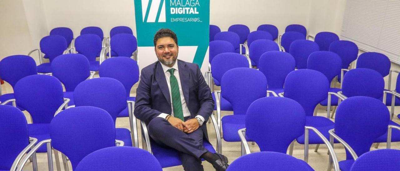 Ricardo Nandwani, presidente de la asociación empresarial Málaga Digital.