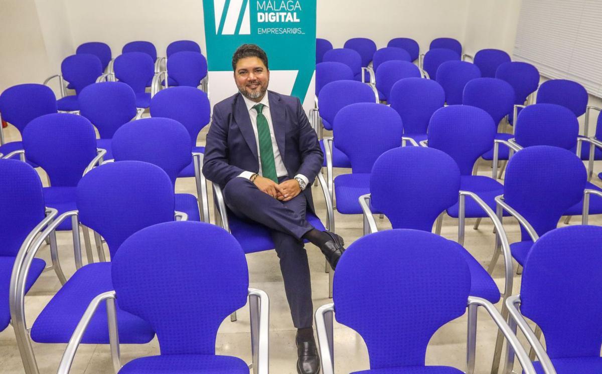 Ricardo Nandwani, presidente de la asociación empresarial Málaga Digital. | L. C.