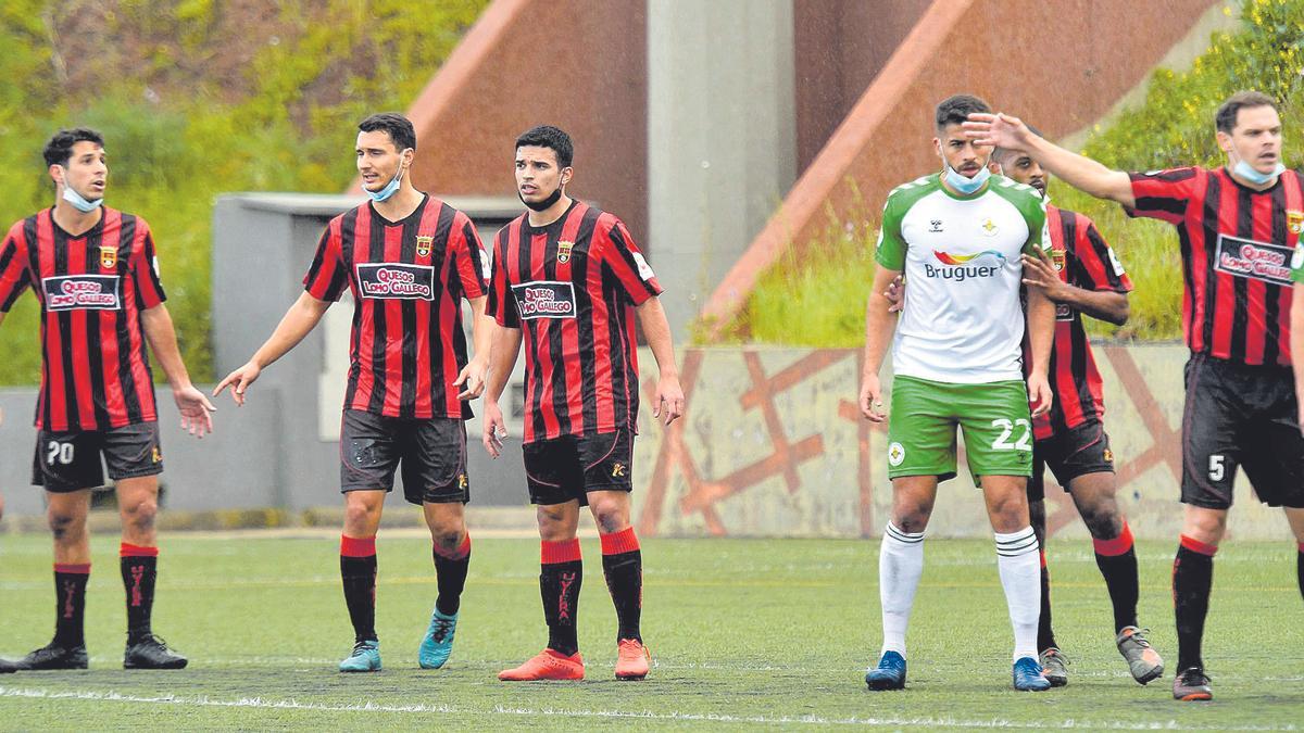 Un partido disputado entre equipos de Tercera División en Santa Brígida