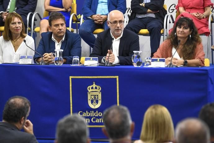 CANARIA. CABILDO INSULAR. LAS PALMAS DE GRAN CANARIA. Firma del pacto de Gobierno del Cabildo de Gran Canaria y presentación de las líneas estratégicas de trabajo. Fotos: Juan Castro  | 26/07/2019 | Fotógrafo: Juan Carlos Castro