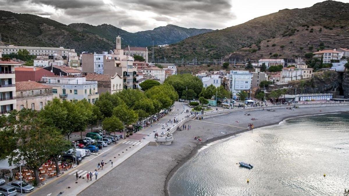 Vista general de Portbou, Alt Empordà.