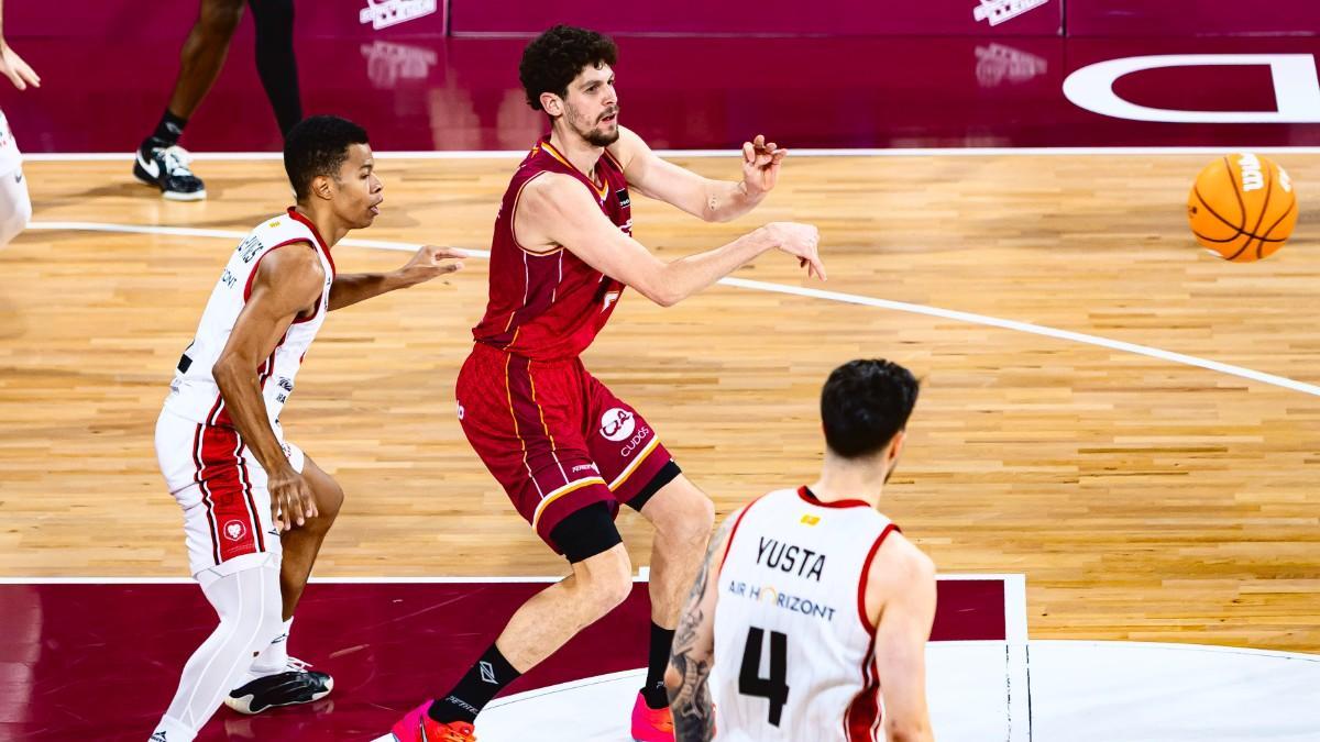 Oriol Paulí, en el partido de Liga Endesa ante Casademont Zaragoza