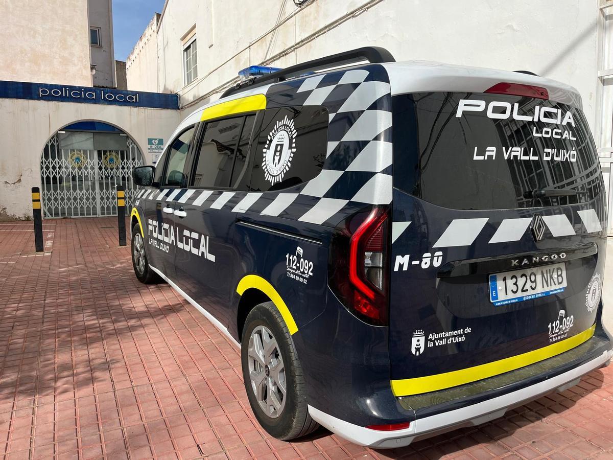 Foto de detalle del nuevo vehículo policial.