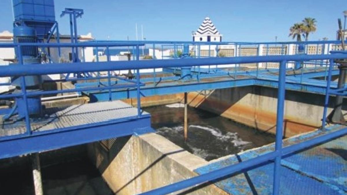 La actual estación de depuración de aguas (EDAR) de Matalascañas, en Huelva.
