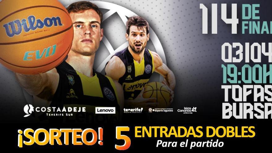 EL DÍA te invita GRATIS al primer partido del playoff de cuartos de final de la Basketball Champions League