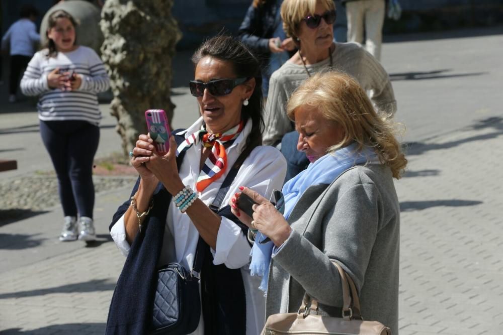 Paula Echevarría se deja ver en Candás