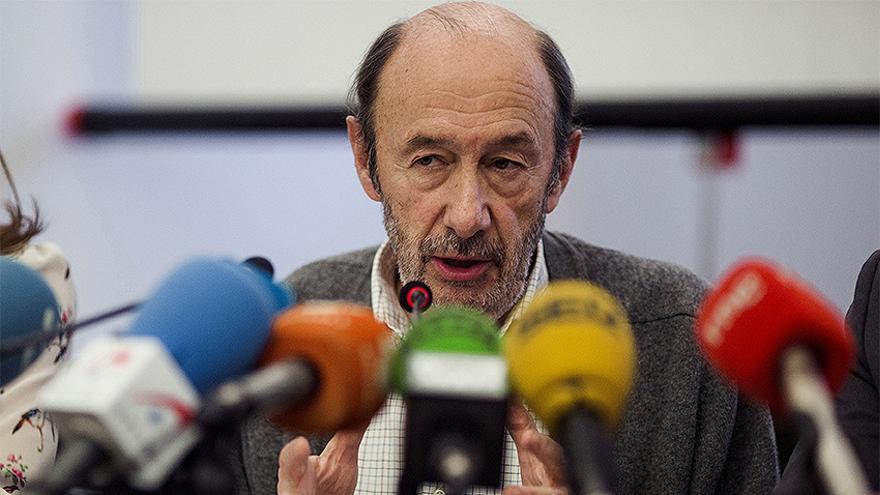 Alfredo Pérez Rubalcaba, exministro de Interior de España.