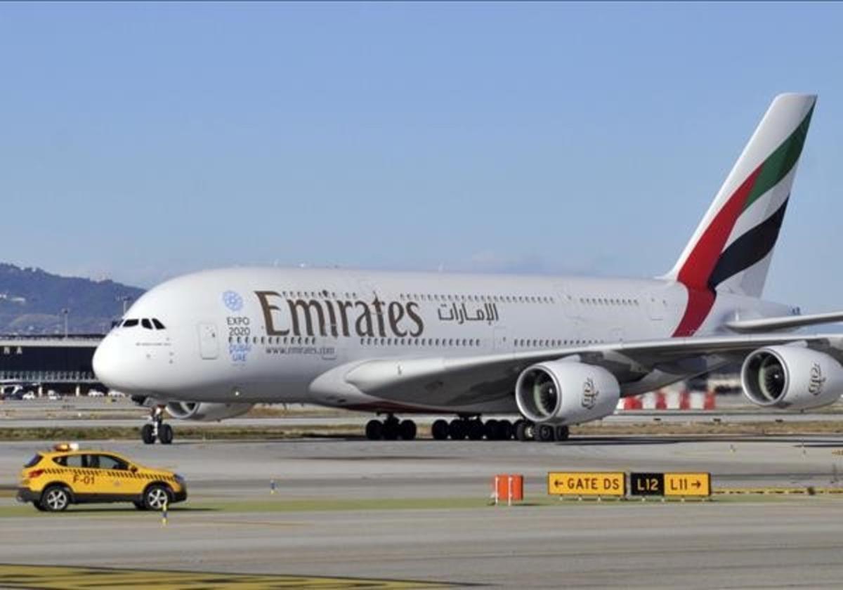 abertran24953938 economia   airbus el a380 de emirates aterrizando 160531122921