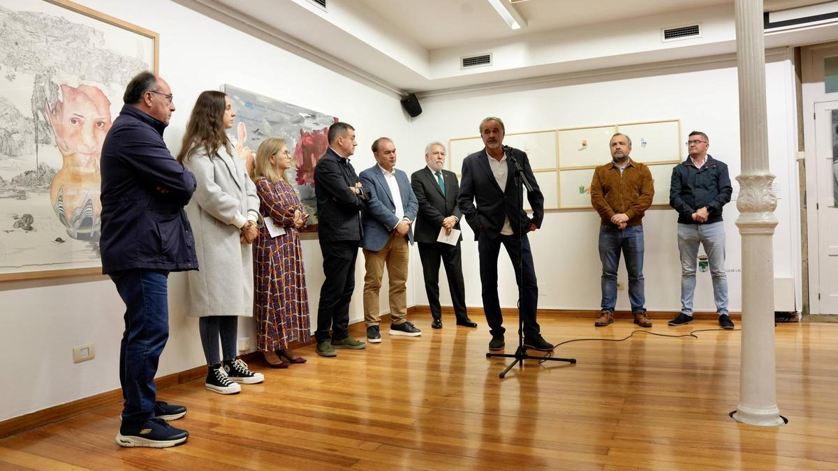 Inaguración de la muestra.