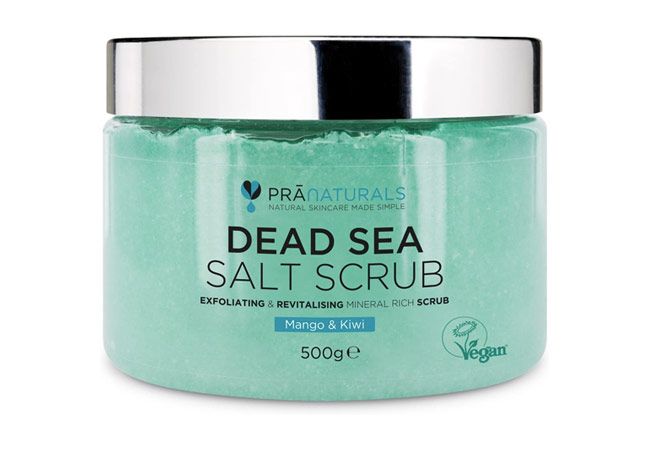 Dead Sea salt scrub de PraNaturals