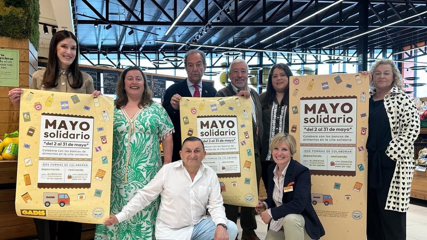 &quot;Mayo solidario&quot; en Supermercados Gadis