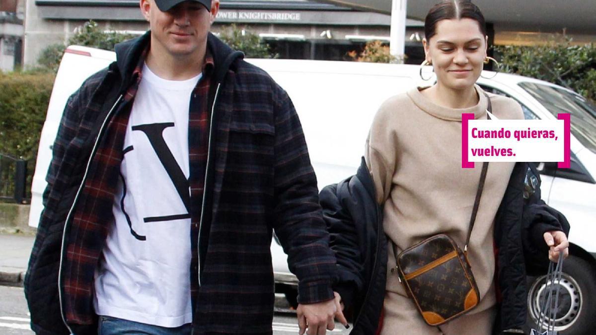 Channing Tatuam y Jessie J paseando de la mano