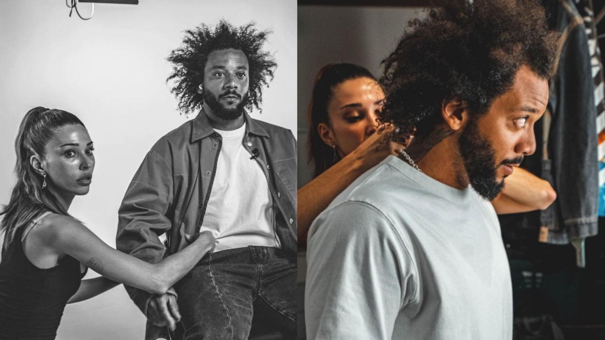 Ana Sotillo, junto a Marcelo en una campaña