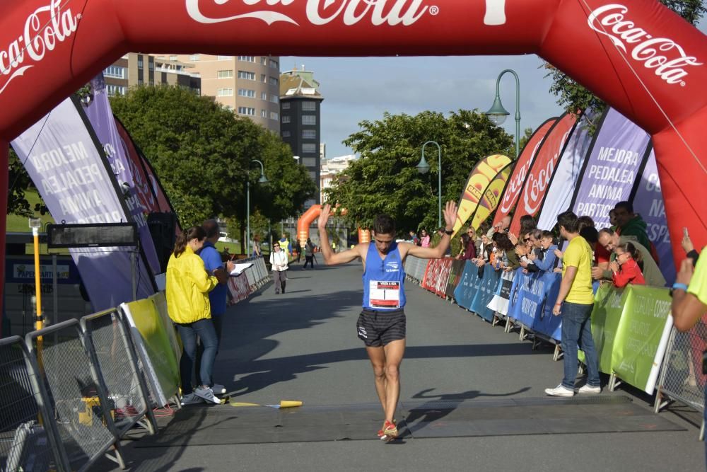 Abdelaziz Fatihi y Sofía Fernández se imponen en la carrera de San Pedro de Visma.