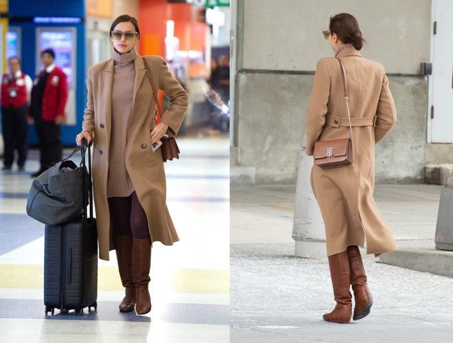 Irina Shayk, cómoda pero elegante en el aeropuerto