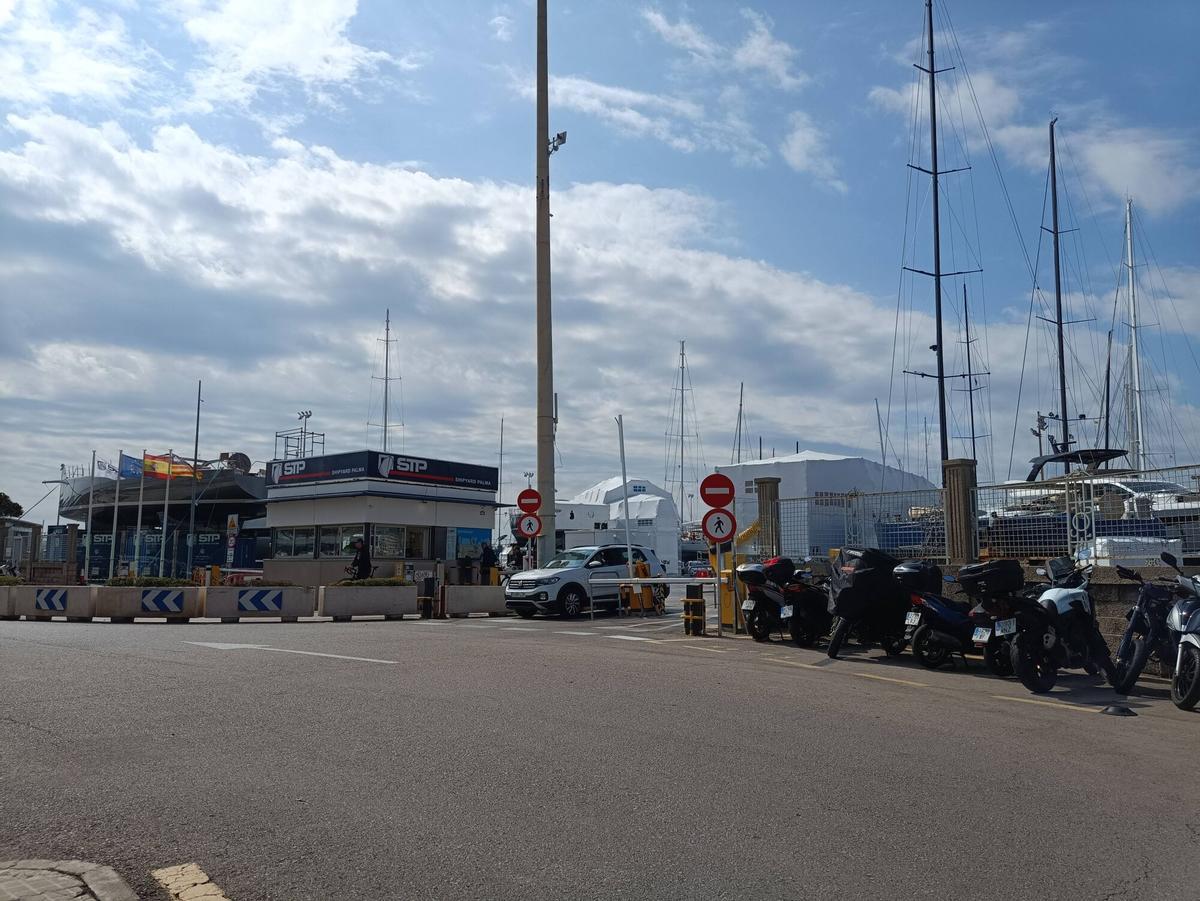 Entrada al Moll de la Riba de Palma