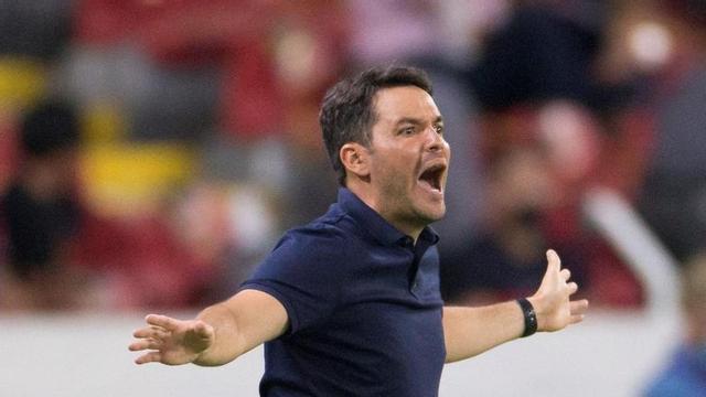 Nicolás Larcamón, en su etapa en Puebla
