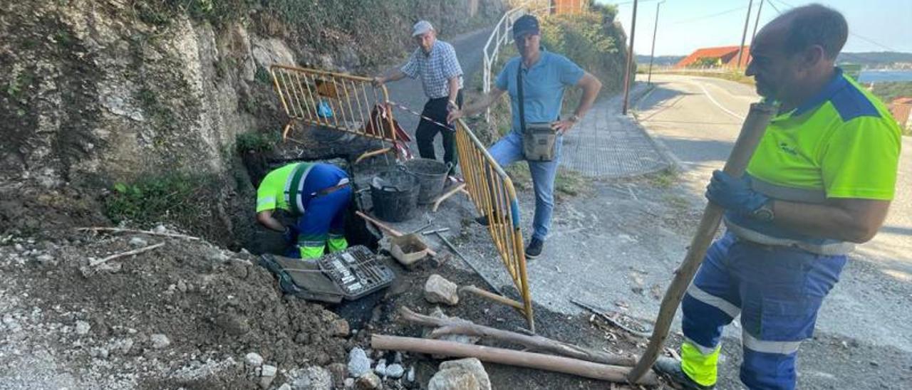 Las obras que se están realizando en el lugar de Bon.   | // FDV