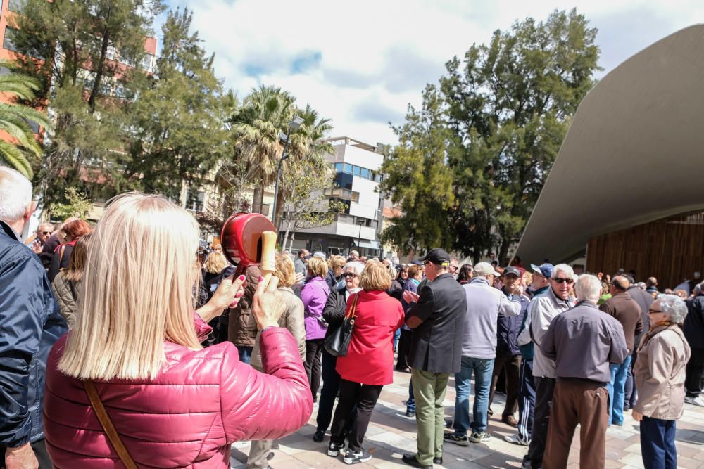 Manifestación en Elda-Petrer por la subida de las pensiones.