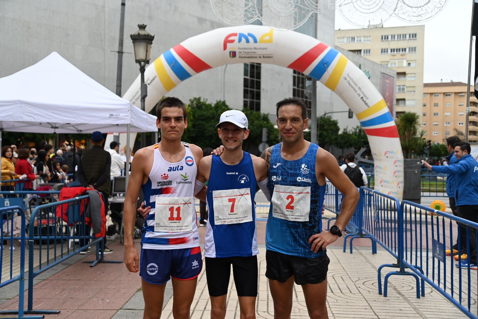 GALERÍA | Alexandre Miguel Carrilho y Gema Martín ganan el medio maratón Elvas-Badajoz