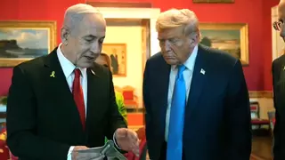 Trump y Netanyahu exploran la tregua en Gaza e insisten en el desplazamiento de palestinos