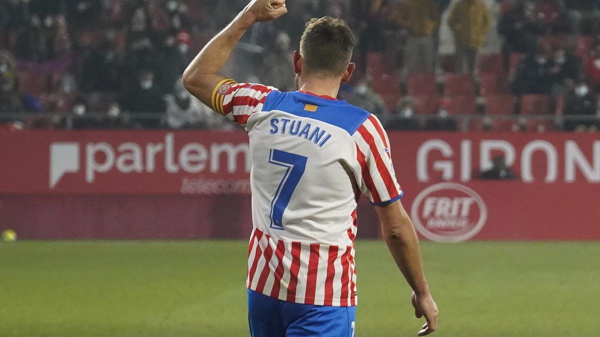 La victòria del Girona contra el Burgos a Montilivi en imatges