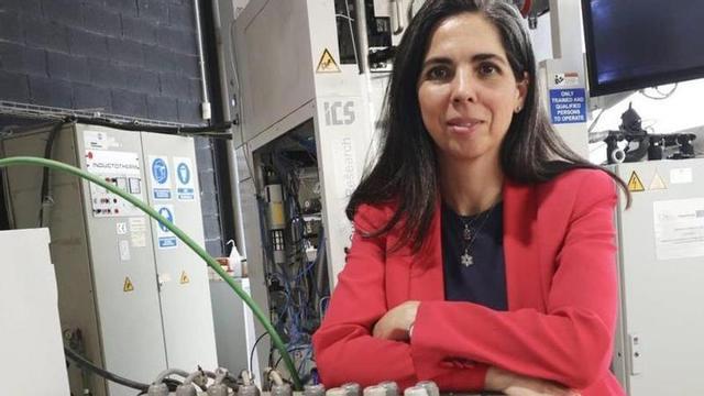 Patricia López Vicente, en las instalaciones de Idonial.